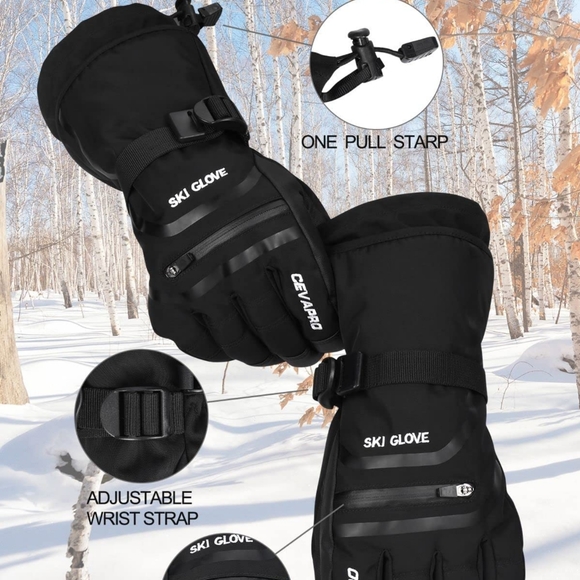 NWT Cevapro -40 Waterproof Ski Gloves - Picture 4 of 14
